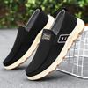 Fashion Men's Cloth Shoes 2025 Spring Autumn New Soft Sole Fashion Slip on Outdoor Casual Shoes Lightweight Comfortable Non Slip Flats