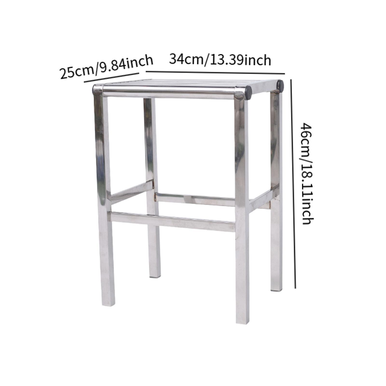 Chair, Salon, Spa, Footstool, Stainless Steel