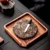 Abay Minimalist Wooden Square Tea Tray Set