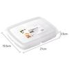 1 Pcs 4 Grids Storage Box Compartment Freezer Organizers Sub-Packed Meat Onion Ginger Vegetable Preservation Boxs