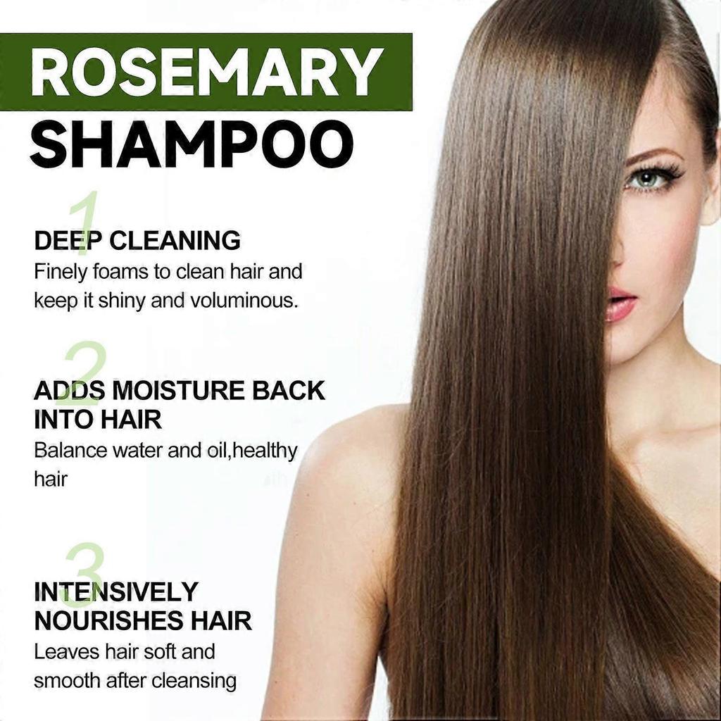 Rosemary Hair Growth Shampoo - Thickening Shampoo with Biotin Tea Tree Oil Mint for Hair Loss and Thinning Hair for Women and Men