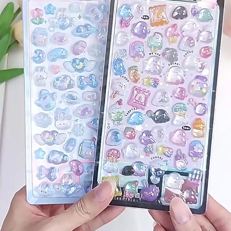 Cartoon Animal Sticker for Kid Craft Scrapbooking Journal Planner Phone Case Children Motivational Sticker for Rewarding