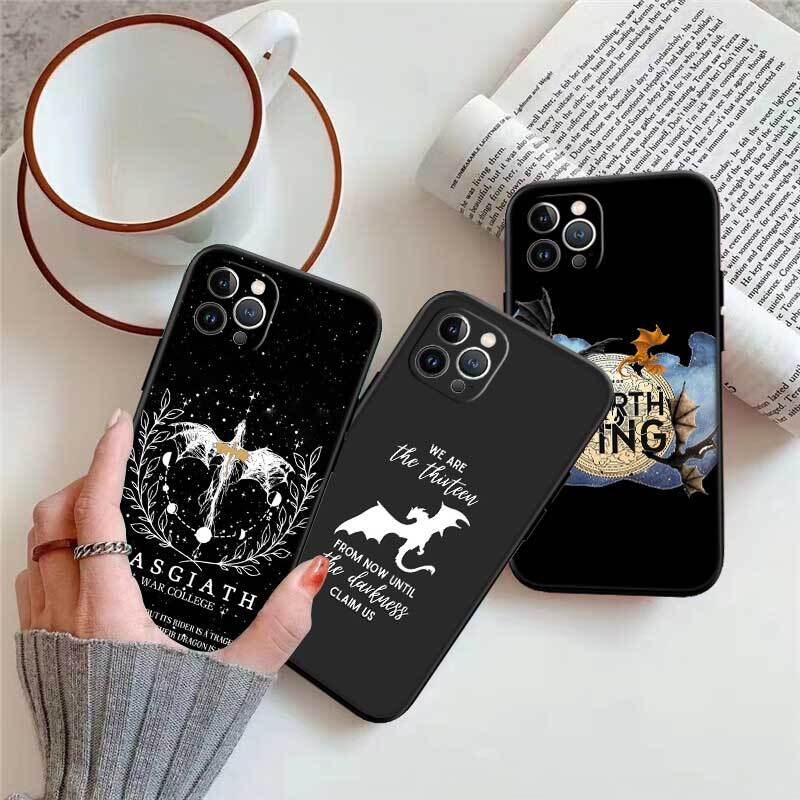Fourth wing dragons Phone Case for Redmi Note 12 12S 12C 13 13C 13R 14 14S 14R 14C 11A 13X A3 A3X A4 A5 Pro Max Plus