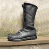 New European and American Retro Medieval Renaissance Large-size Men's Leather Boots