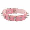 DIEZI Harajuku Bowknot Ball Heart Circel Rivet Flower Choker Necklace Torques Women Men Gothic Pink PU Leather Necklace Jewelry