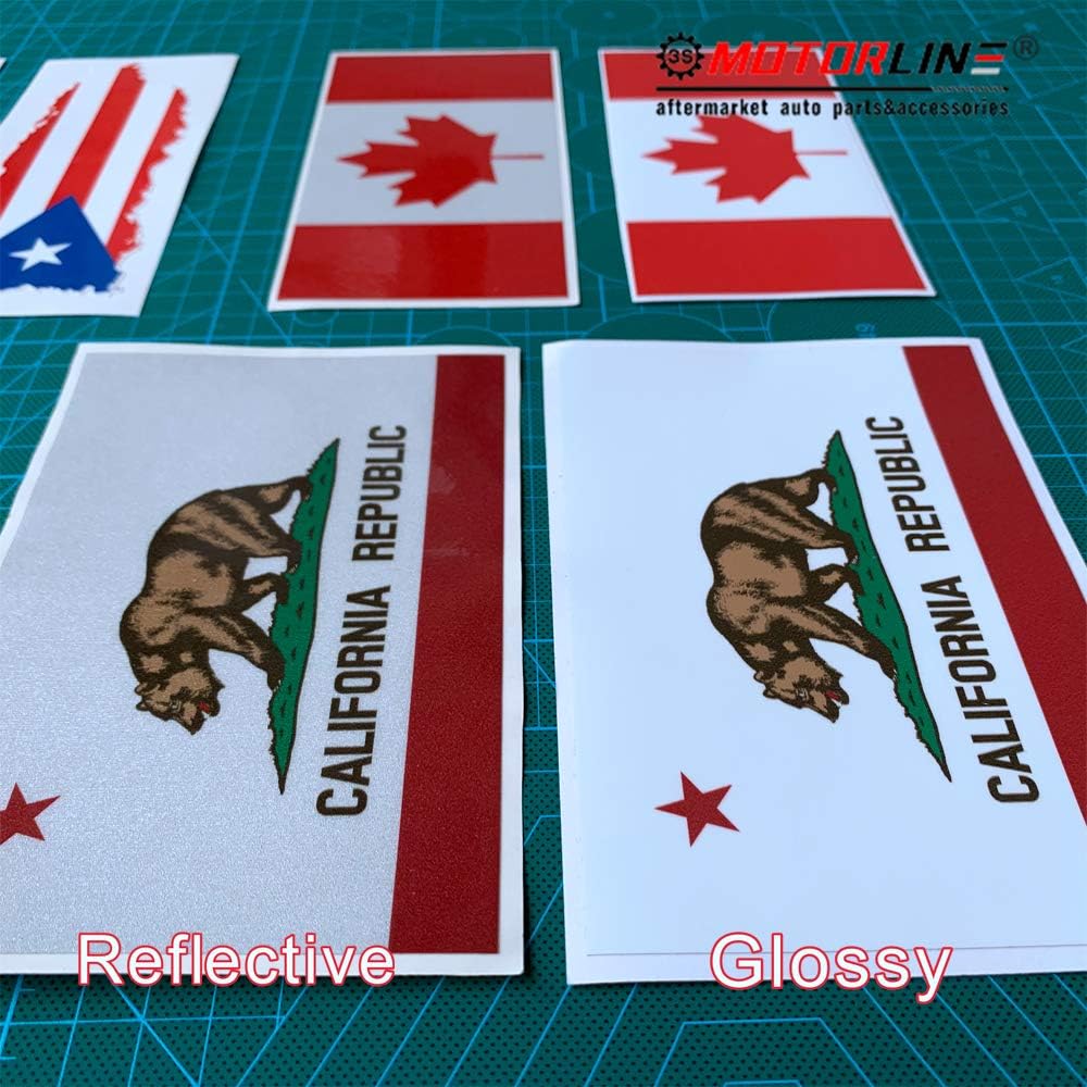2 Pack Reflective, 4 Inches, 6 Inches - Lineman n Flag Electrical Power Line Pole Sticker Decal Vinyl Black Distressed Tattered 03203a - for Car Boat