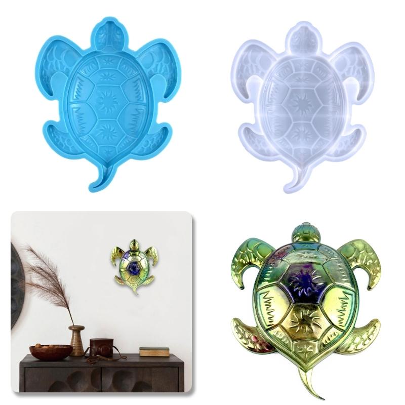 Turtle Epoxy Resin Mold,Animals Silicone Resin Mold Sea Turtle Epoxy Casting Mold for DIY Wall Hangings,Home Decorations