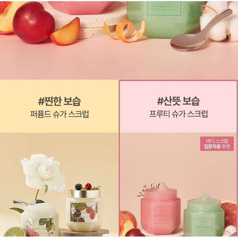 plu - Perfumed Fruity Sugar Body Scrub - 2 Types