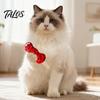 Fun Cartoon Food Cat Toy Plush Chew Toy, Sugarcoated Haws Stick Design, Kitten Teething Anxiety Relief for Cats Stuffed Indoor Biting, Boredom Relief,