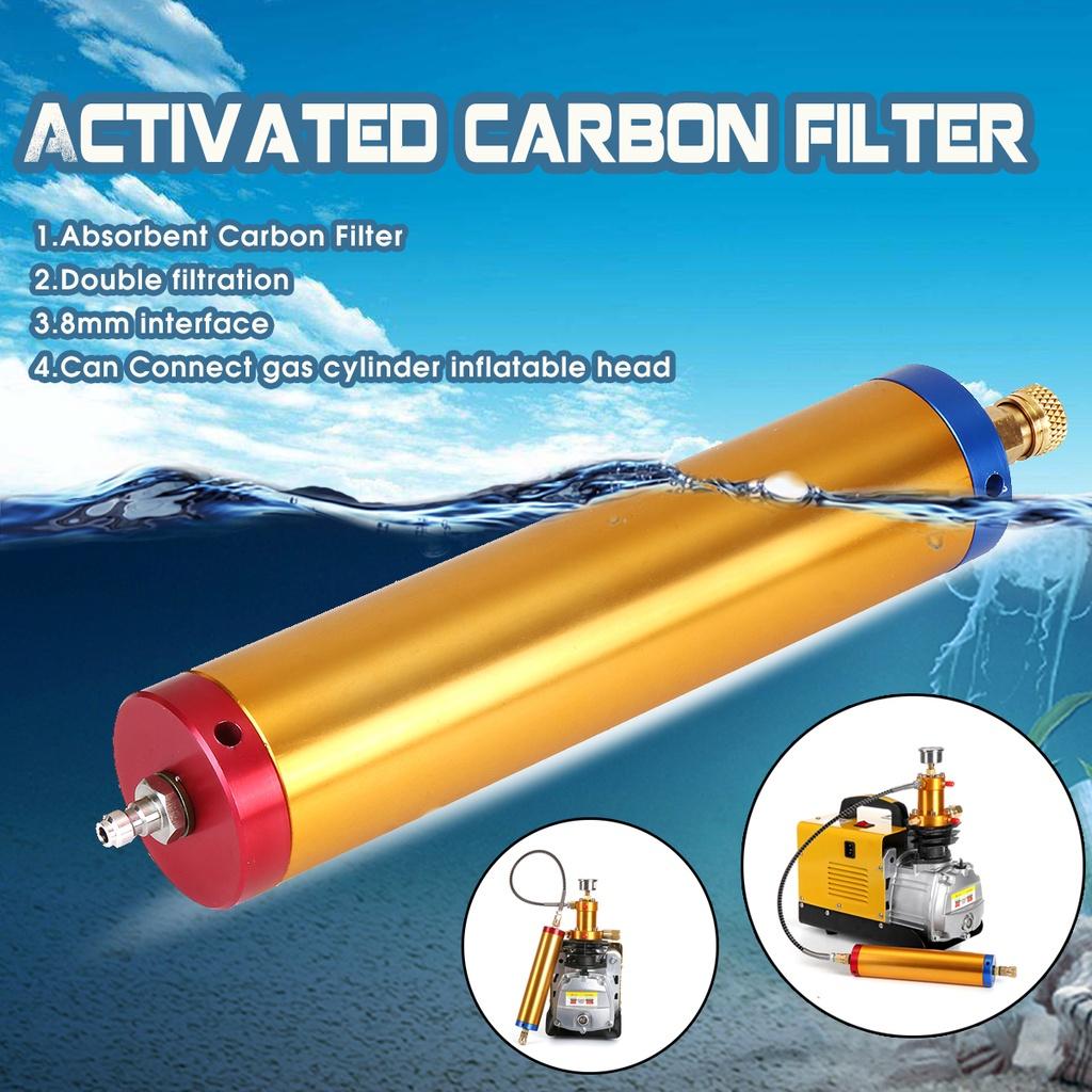 300bar PCP Electronic Compressor Pump Diving Water-Oil Separator Filter High Pressure Pump Absorbent Carbon Filter