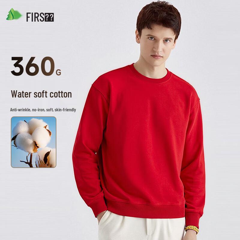 Men s Heavyweight Round Neck Pullover Sweatshirt XL