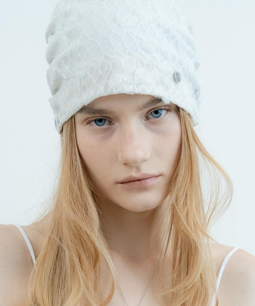 Jenadu Eternal Rose Beanie_Ivory