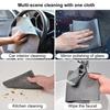 5Pcs Superfine Fiber Cleaning Wipes Super Soft Strong Water Absorption Lint Free No Trace Widely Used Car Mirror Cleaning Cloth