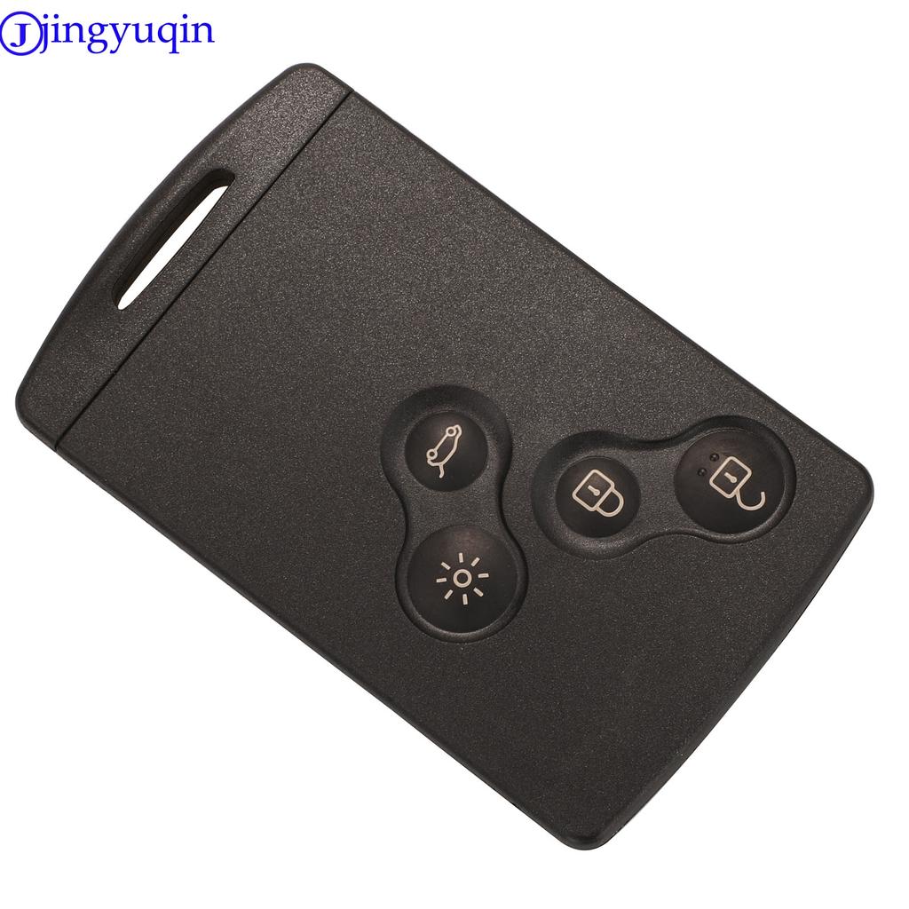 Jingyuqin Pasywny Kluczyk Bezkluczykowy Zdalny Kluczyk Samochodowy Inteligentny System Dla Renault Clio IV Captur 433MHz PCF7953M Hitag-AES 4AChip