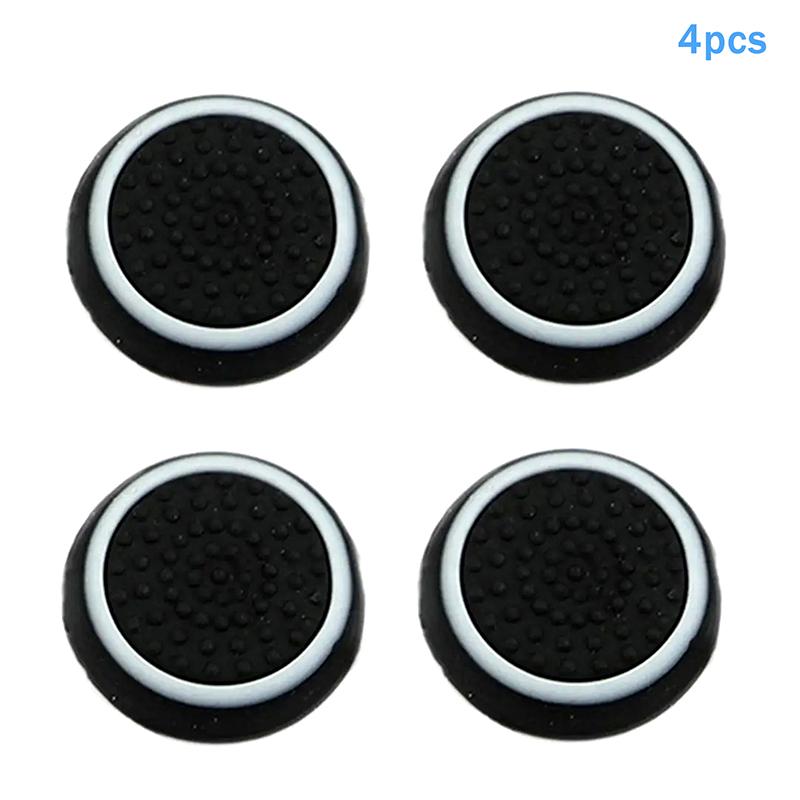 New 4Pcs Set Controller Thumb Silicone Stick Grip Cap Cover,Various Colors,Universal For Various Game Controllers