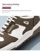 Men's Korean-Style Breathable White Sneakers - Trendy, Thick-Soled, Casual Sports Shoes for Summer