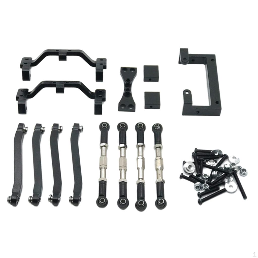 Adjustable Steering Rod Links Assembly D90 D91 MN99s 1:12 RC Crawler Truck Climbing Car Hobby Model