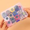 Portable Sewing Kit with Transparent Box