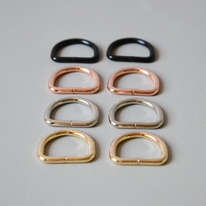 25 mm D-ring Handväskhårdvara & Husdjurstillbehör: Idealisk för hundhalsband och koppel.