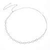 Water Drilled Heart Shape Metal Waist Belt For Women Men Elegant Summer Accessory