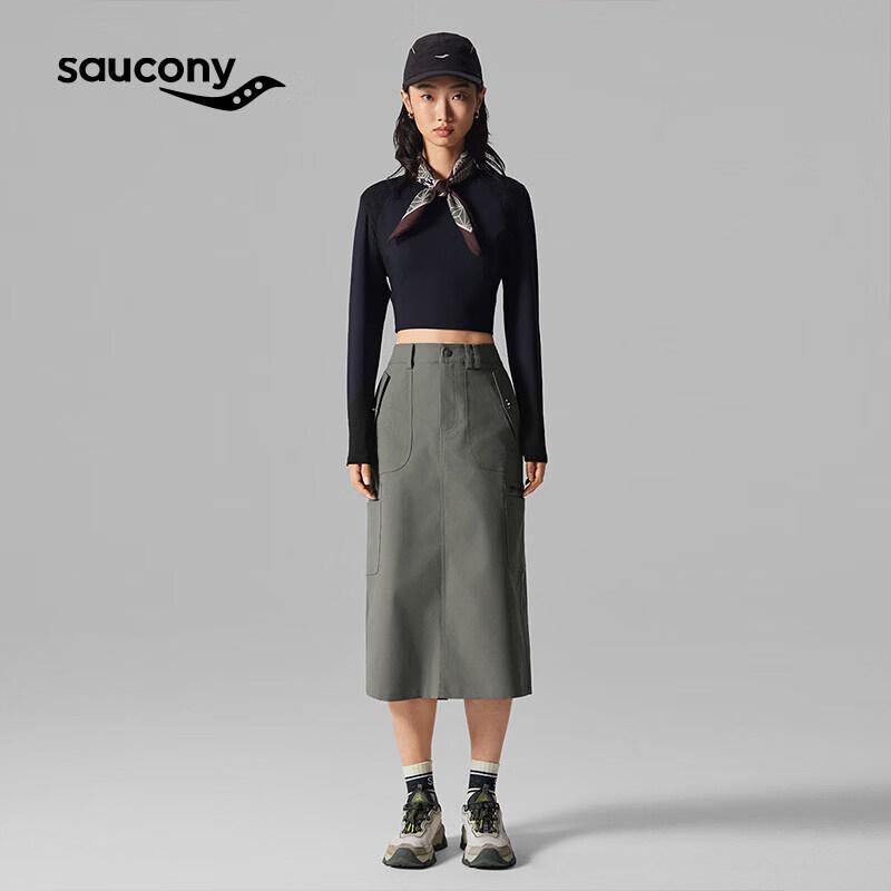 Saucony Women s Urban Workwear Elastic Woven Skirt L