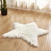 Machine Washable Modern Faux Fur Rug - Dirt-Resistant Living Room/Bedroom Mat