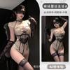 Sexy lace right-angle shoulder onesie perspective uniform sexy lingerie seduction pajama set