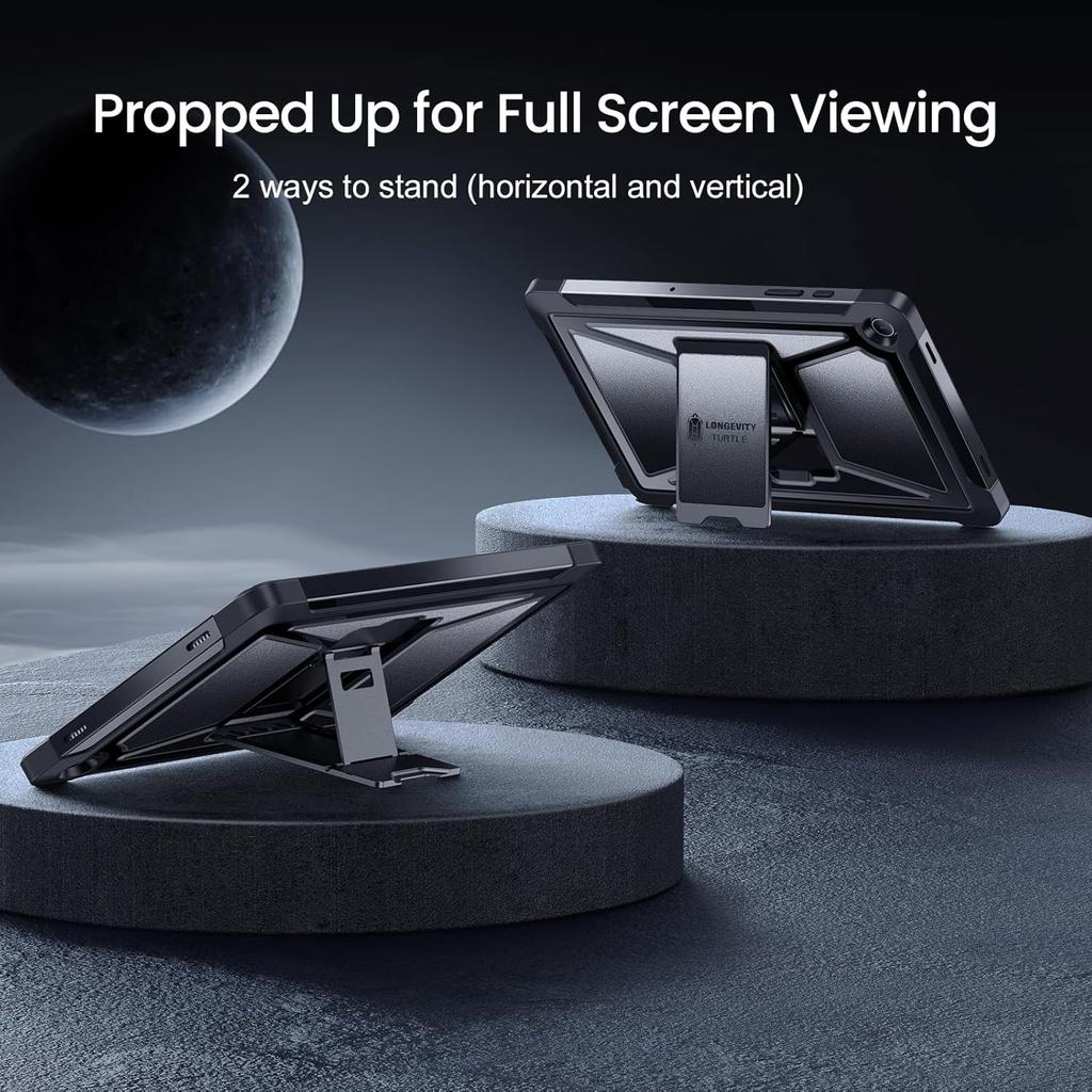 ZtotopCases for Samsung Galaxy Tab A9 Plus 11 Inch 5G 2023 Case, Built-in Screen Protector/Kickstand/Full-Body Dual Layer Shockproof Protective Cover
