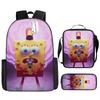 Spongebob Squarepants Children'S School Bag Male And Female Students Backpack Kindergarten Cute Cartoon Backpack Pencil Bag