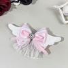 Lace Trim Lace Bow Hair Clip Angel Wings Lolita Hair Accessories Gothic Hairpin  for Girls