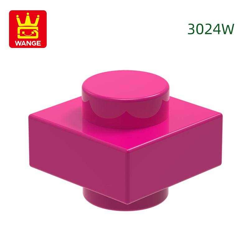 Non-Toxic 549Pcs/Lot 3024W 1X1 Double Cylinder Block Moc Color Accessories Compatible With Brick Diy Children'S Toy S1355