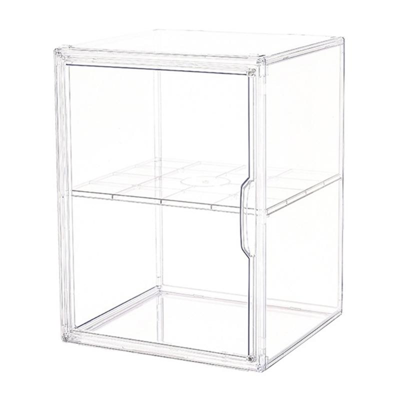 Clear Toy Organizers Showcases Box Dustproof Spacious Interior for Model Collections Home Decoration Display Shelf