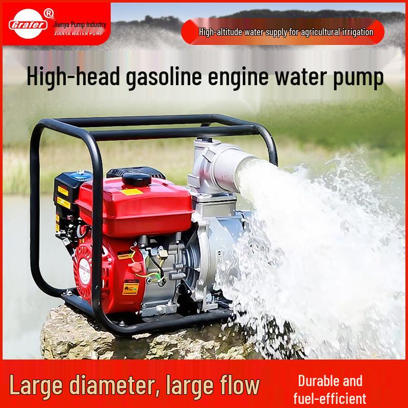 Gasoline-Powered High-Pressure Water Pump for Agriculture and Irrigation (2 inch & 3 inch)