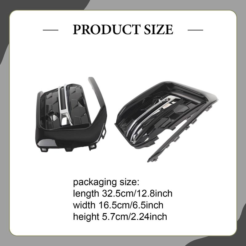 Front Fog Light Grille 4KD807647E High Performance LH Rh Side Accessories 4KD807648E Fog Lamp Grille for A6 C8 S6