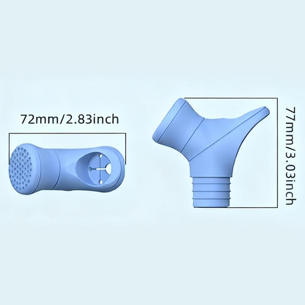 Water Bottle Shower Head Silicone Portable Camping Gear Camping Bottle Top Shower Head For Fishing Camping Hiking Picnic Sports