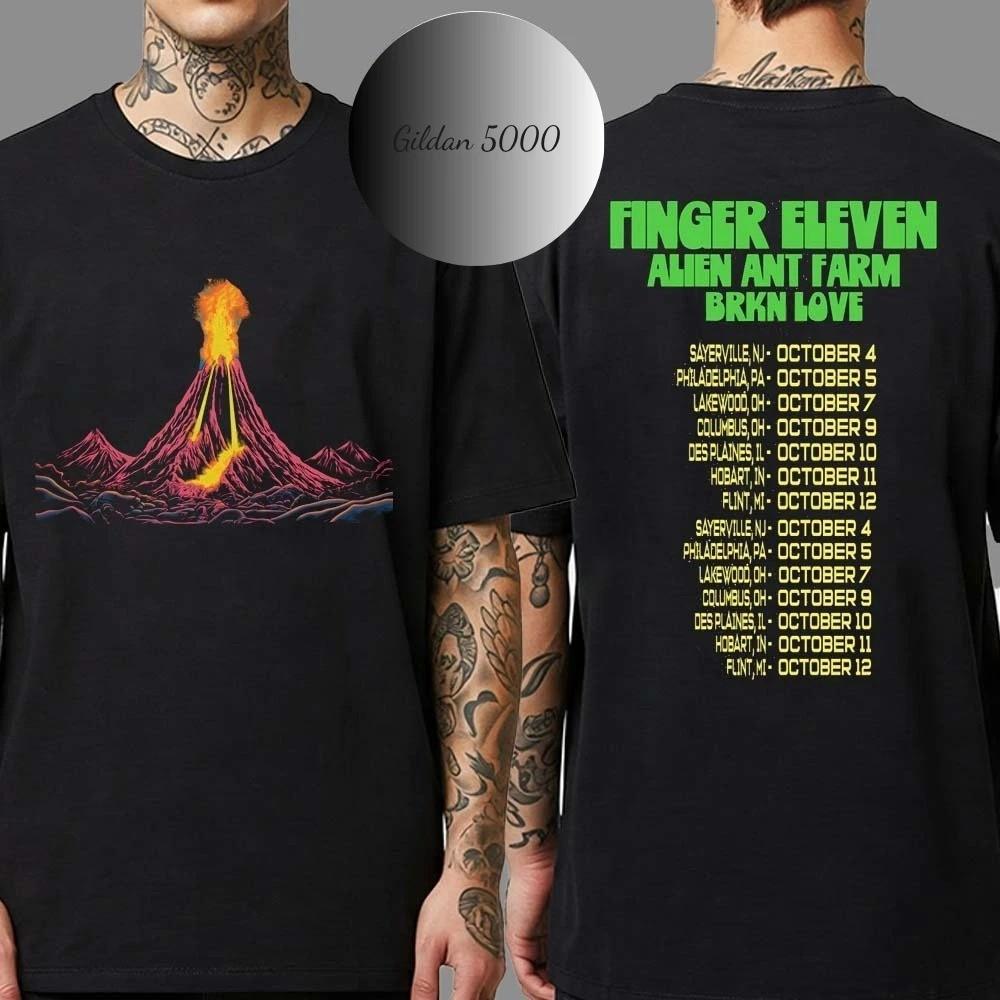 

Finger Eleven Alien Ant Farm And Brkn Love Tour 2025 Shirt Twoside BT1926 Unisex T-Shirt XXL