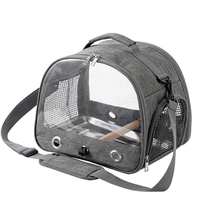 Portable Waterproof Bird & Small Pet Carrier: Foldable Bag for Hamsters, Parrots, Pigeons, Mynas, and Cockatiels.