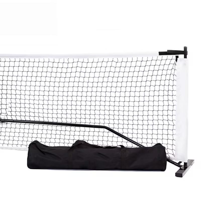 22 FT No Frame Set Outdoor Sports Training Supplies Foldable Portable Pickleball Net Pickleball Net