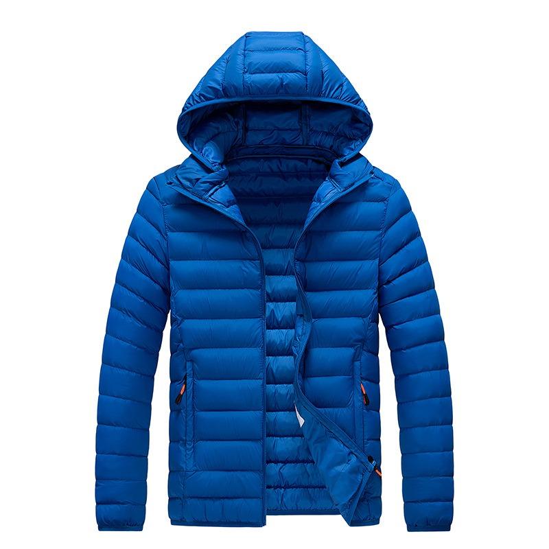 Padded-on Men's Winter Coat Slim and Light Padded Jacket Light and Thin Large Size Multi-color Down Padded Clothes Men Supply