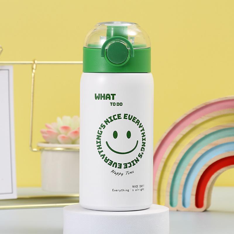 

Мультяшная термос-чашка для девочек, высококачественная нержавеющая сталь, детская школьная кружка для воды, специальная мужская бутылка для воды 380mL