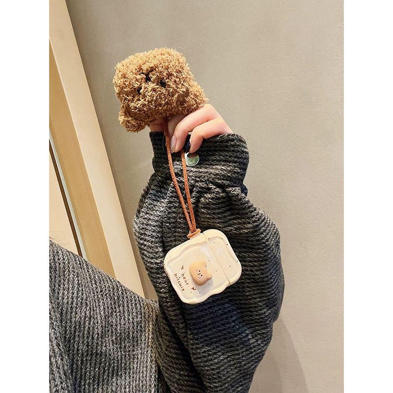 Earbuds Case 1/2 Generation Applicable Apple Headset Protective Cover Airpods3/4 Generation Pro2 Cute Silica Gel Box Huaqiang North 5 Generation