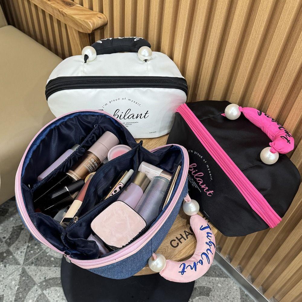 

Anti Fouling Cosmetic Bag Oxford Makeup Pouch Portable Wash Bags Travel