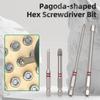 6Pcs/Set Screwdriver Bits Set Strong Magnetic Electric Screwdriver Bits High-Strength Magnetic Multi-Size Driver Bits