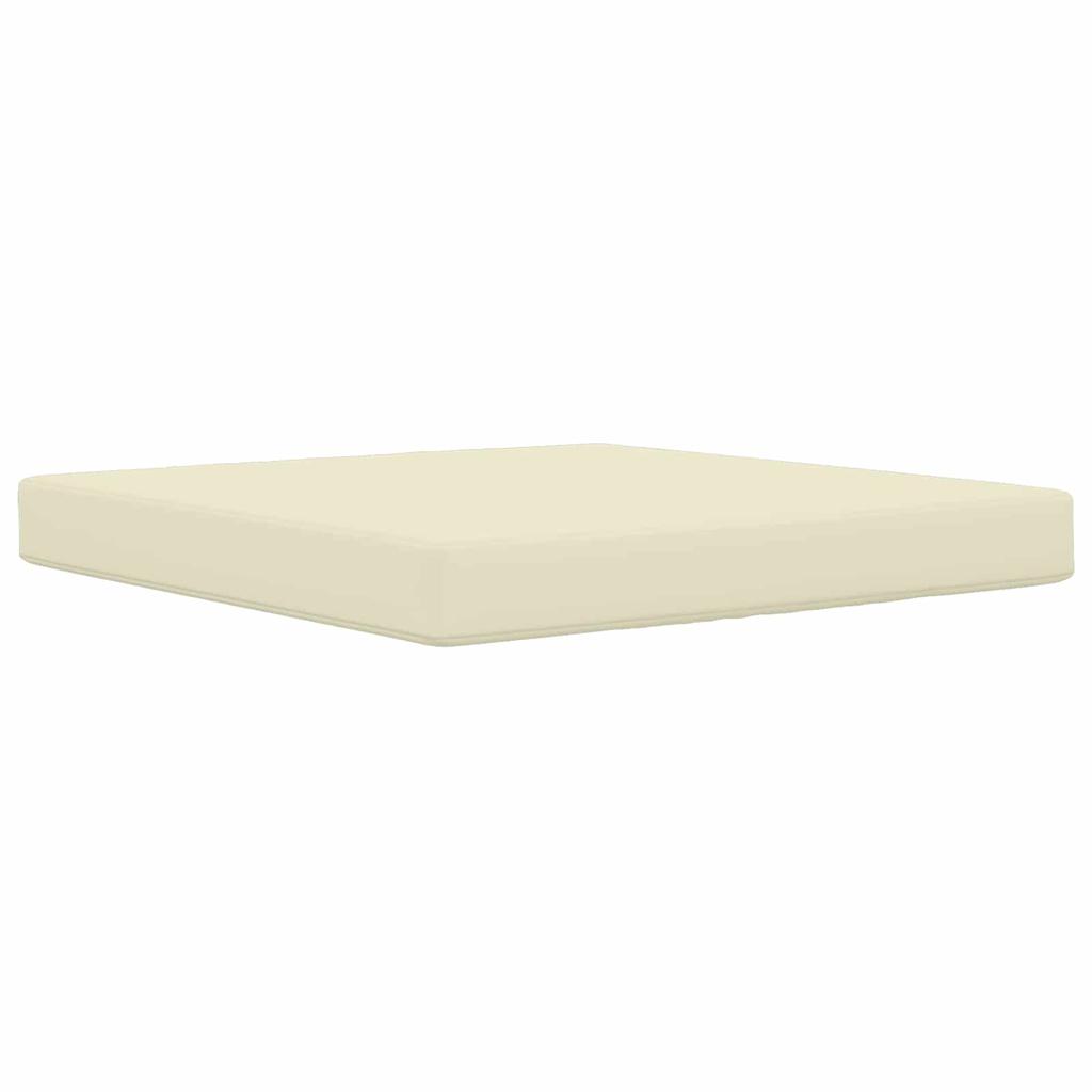 Outdoor Sofa Cushions 3 Pcs Cream Polyester