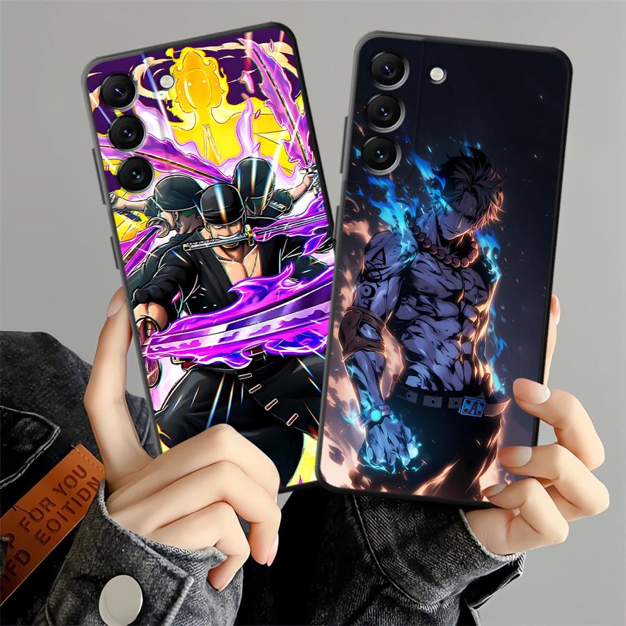 Phone Cover Case for Samsung Galaxy A03 Note 20 Ultra 9 10 A04 A05 A50 A70 A06 A30 A40 A01 A02 A07 A10 A20 Ones Pieces Zoro