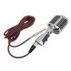 Retro Dynamic Vocal Classic Cardioid Microphone with XLR Female to Adjustable Microphone for Stage and Live Performances Microphone, 6.35mm Cable,