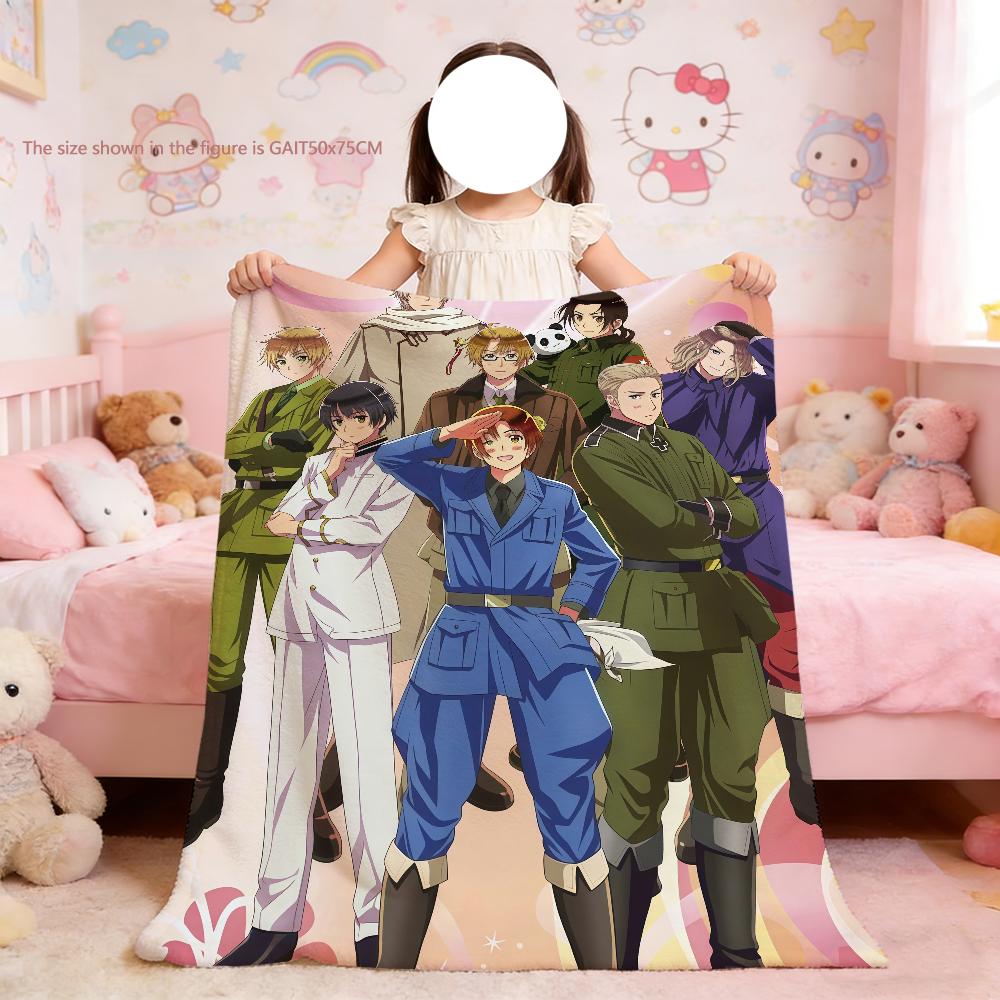 Blanket For Hetalia Soft Throw Blanket for World Picnic Bed Sofa Home Group Bedroom Cozy Warm Stars Comfortable