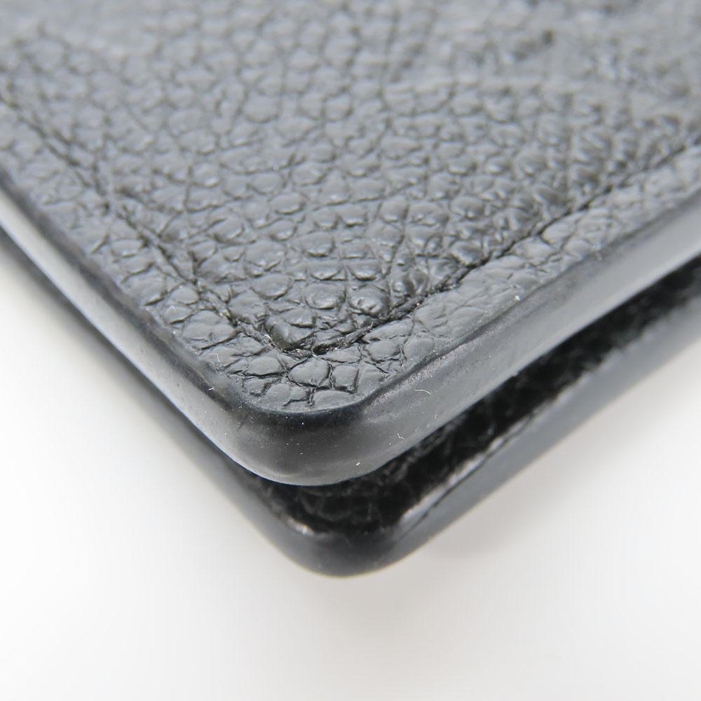 Used LOUIS VUITTON Card Case Unveil Cult M58456 Devisit Monogram Ann Platt Noir black Bifold Wallet