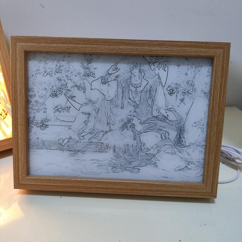 Binecuvântarea Oficialului Raiului Lampă de Noapte LED USB cu 3 Tonuri Cadou