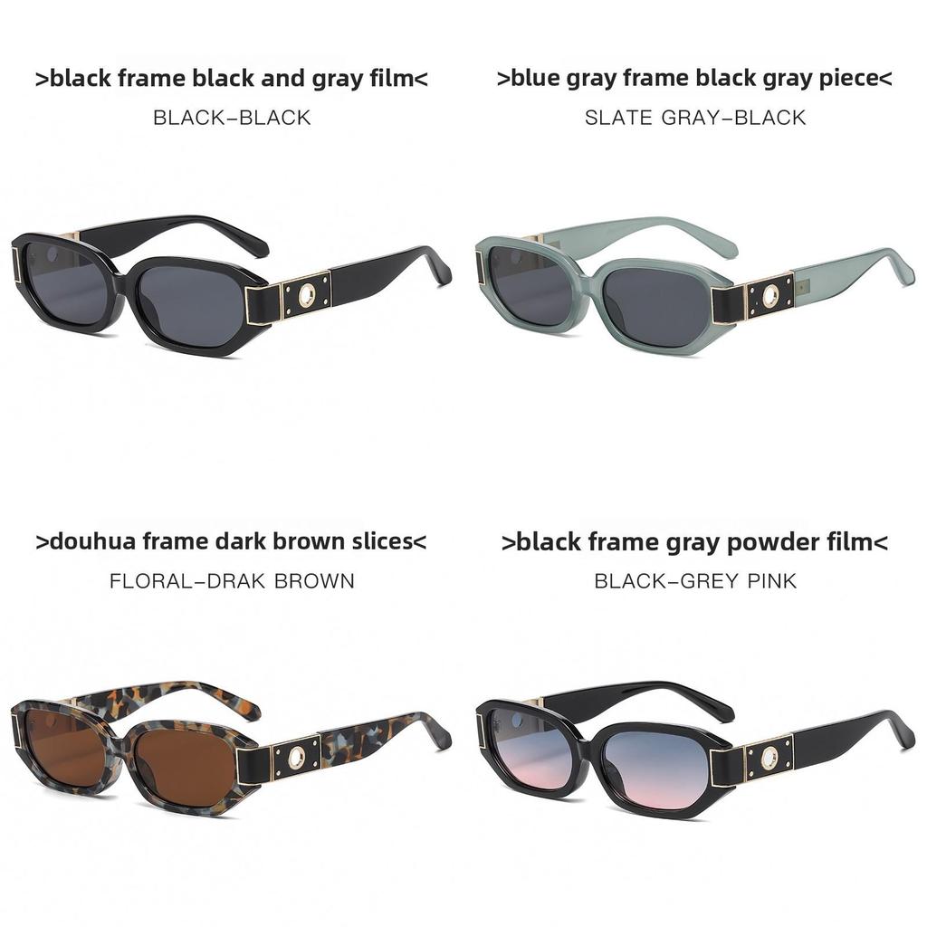Geometric Style Eyewear With Pc Lenses For Fashionable Streetwear And Travel